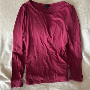 Women's Pink Long Sleeve Top